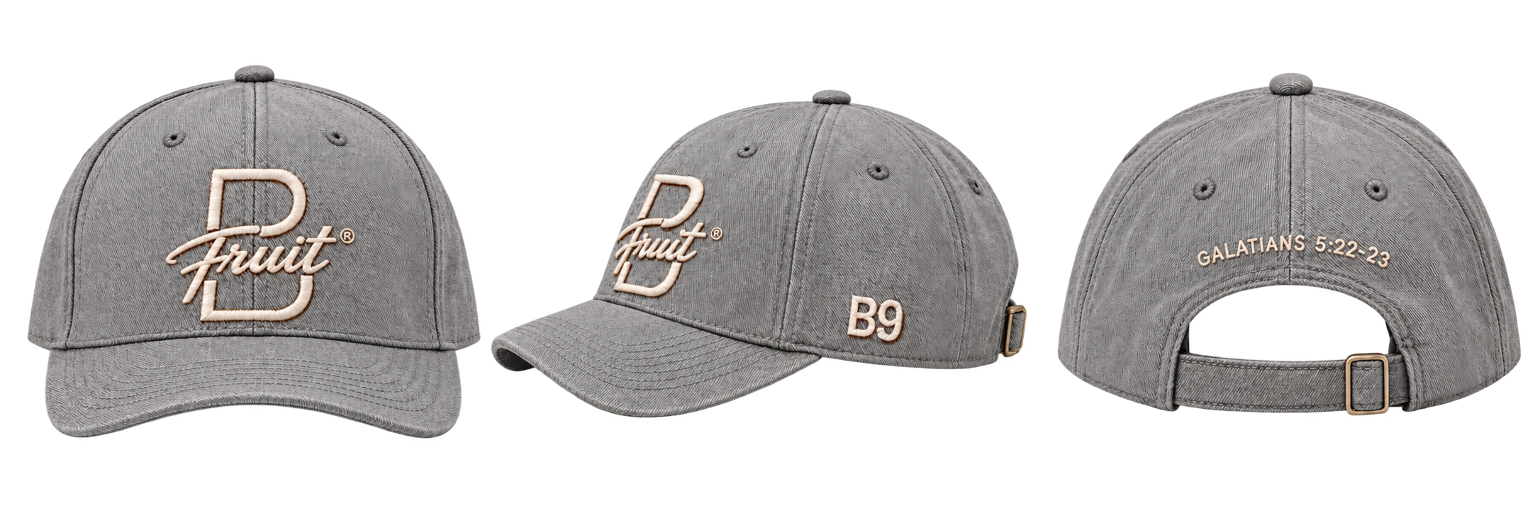 Gray B Fruit Signature Cap design concept