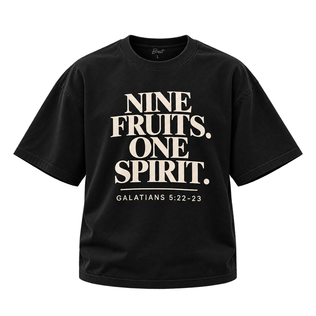 Black Nine Fruits. One Spirit. design preview