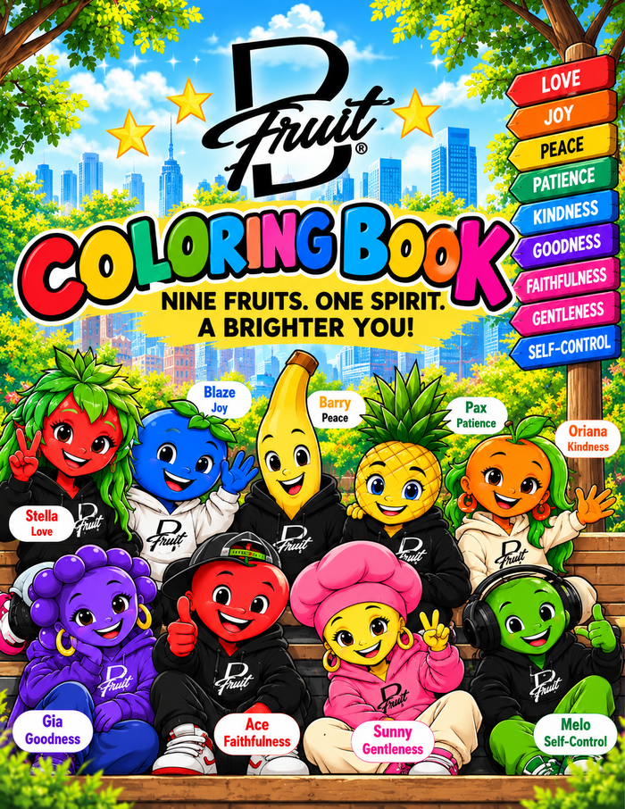 B Fruit Coloring Book | Fruits of the Spirit — Digital Download