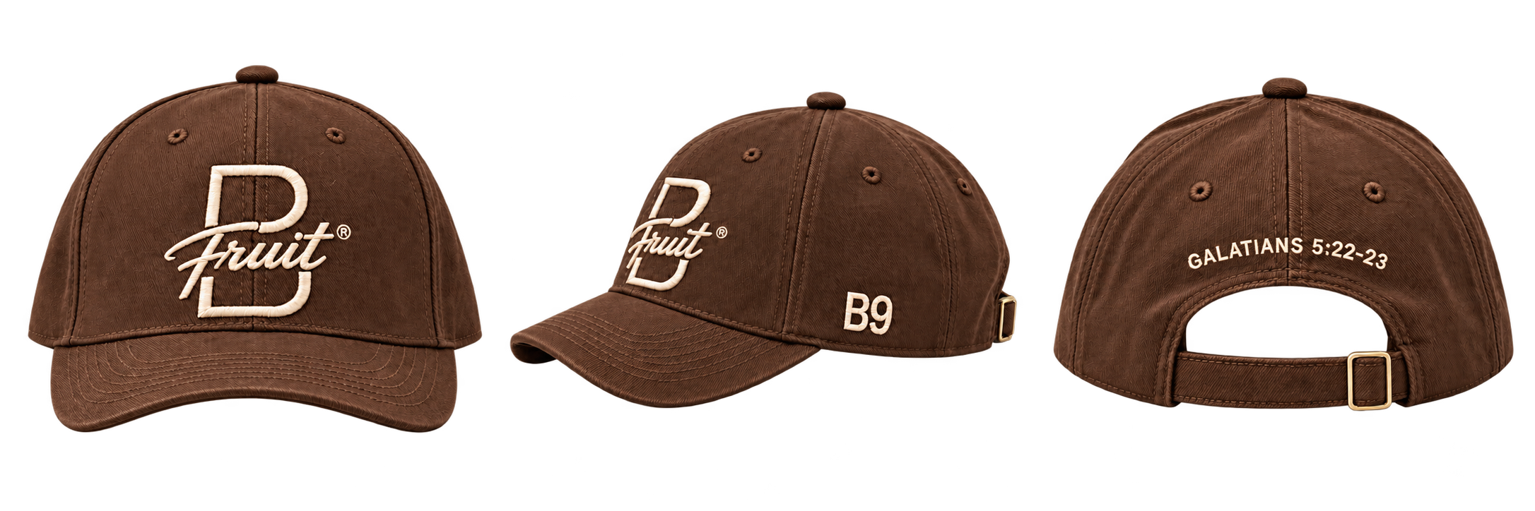 Brown B Fruit Signature Cap design concept