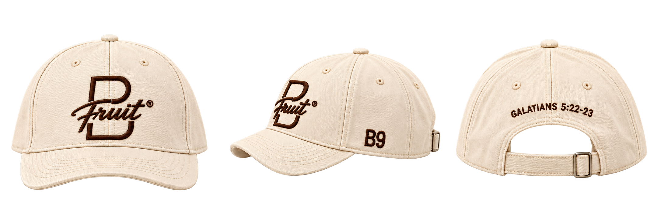 Cream B Fruit Signature Cap design concept
