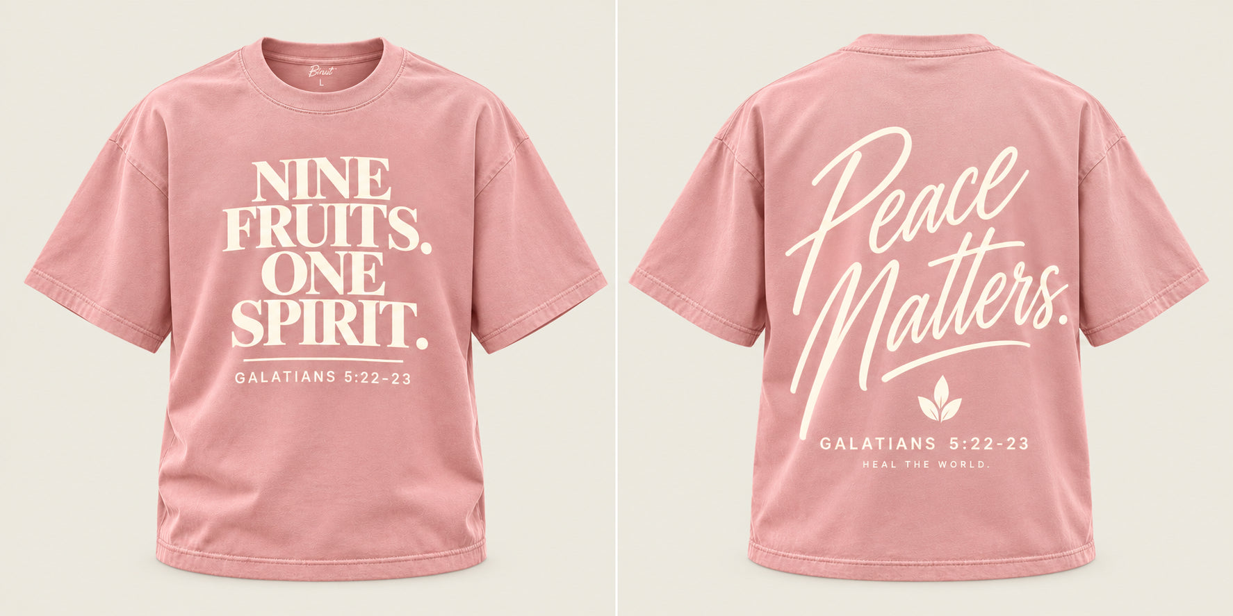 Blush · Peace Matters Nine Fruits. One Spirit. design concept